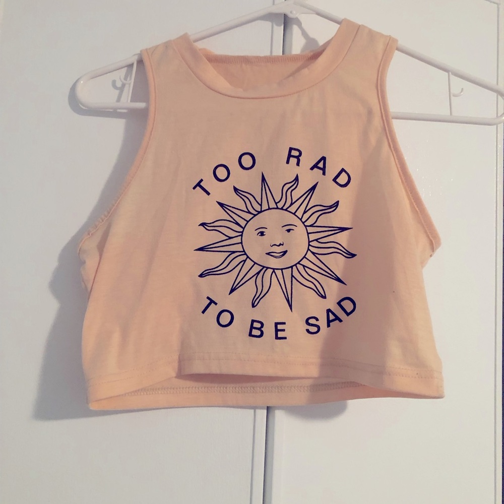 SHEIN | Too Rad To Be Sad Tee